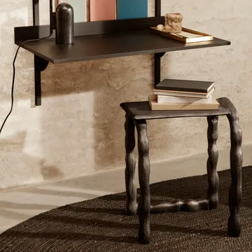 Tappeto in iuta Eternal ovale grande - Nero - Ferm Living