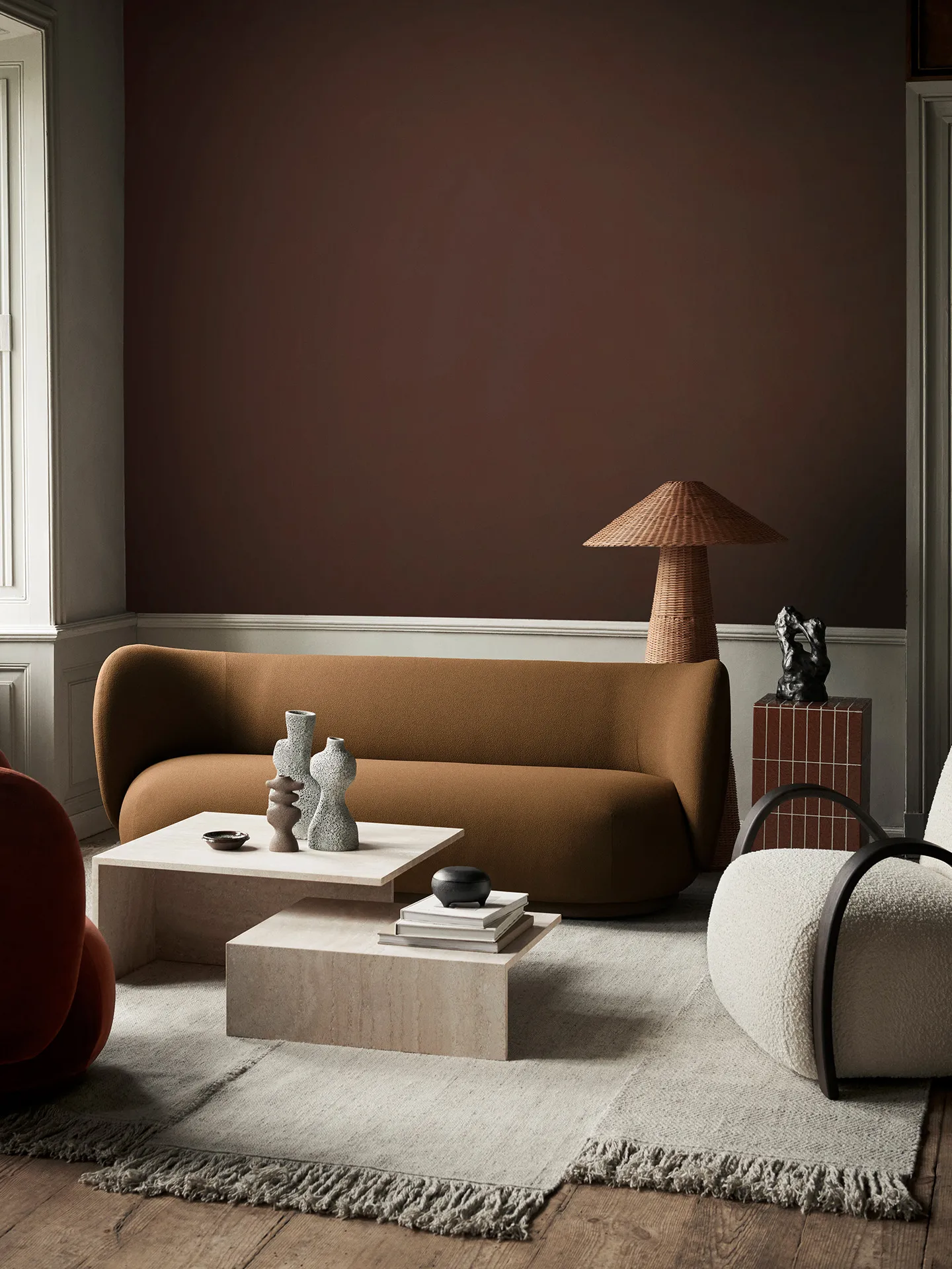 Tappeto in lana Alter, Naturale, 300x350 cm Ferm Living