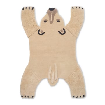 Tappeto in lana Animal - polar bear - Ferm Living