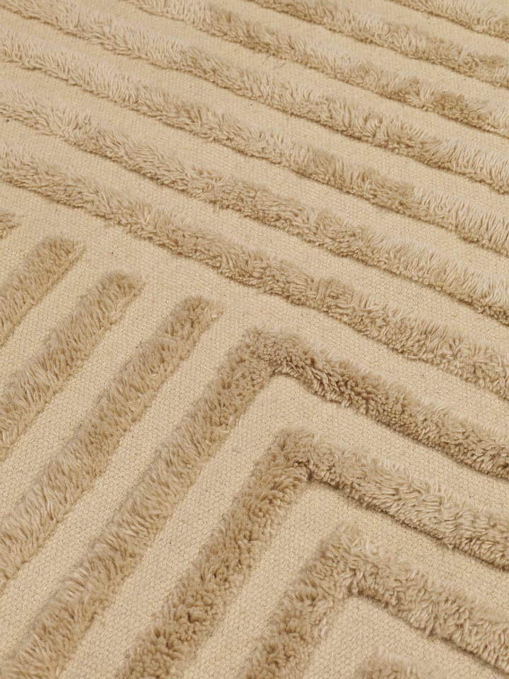 Tappeto in lana Crease 160x250 cm, Light sand Ferm Living