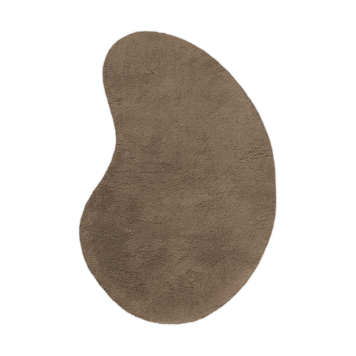Tappeto in lana Forma 103x155 cm - Marrone cenere - Ferm LIVING
