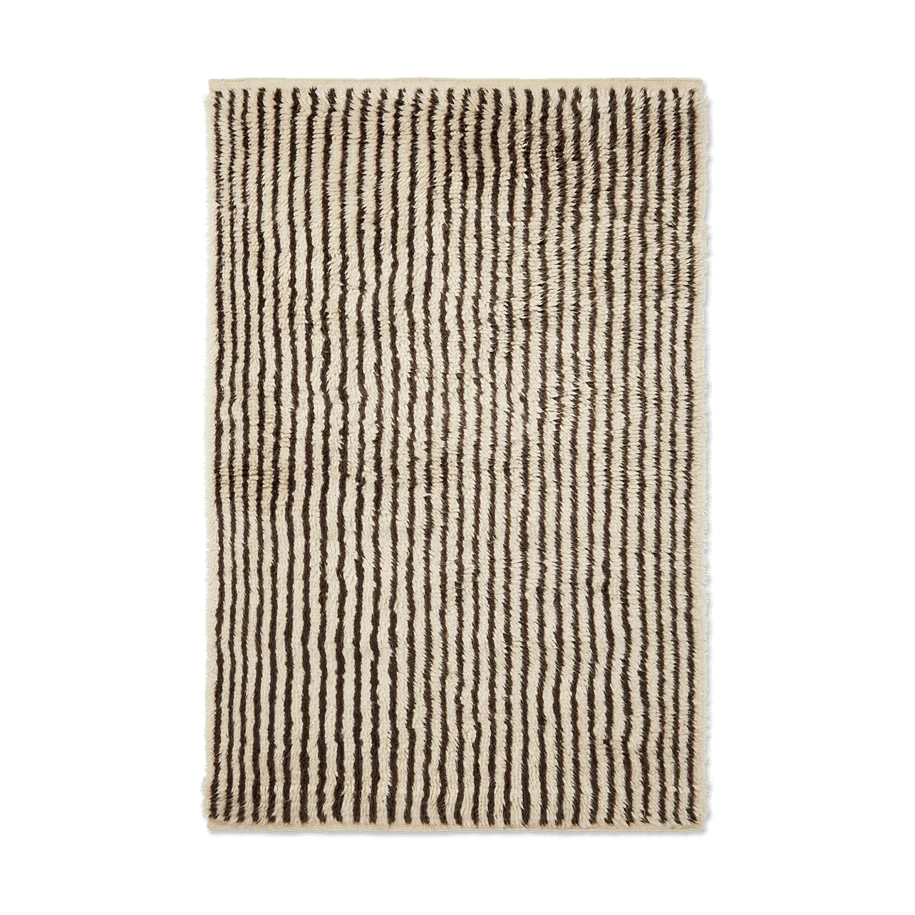 Tappeto Kami, Off white-coffee, 120x180 cm Ferm Living
