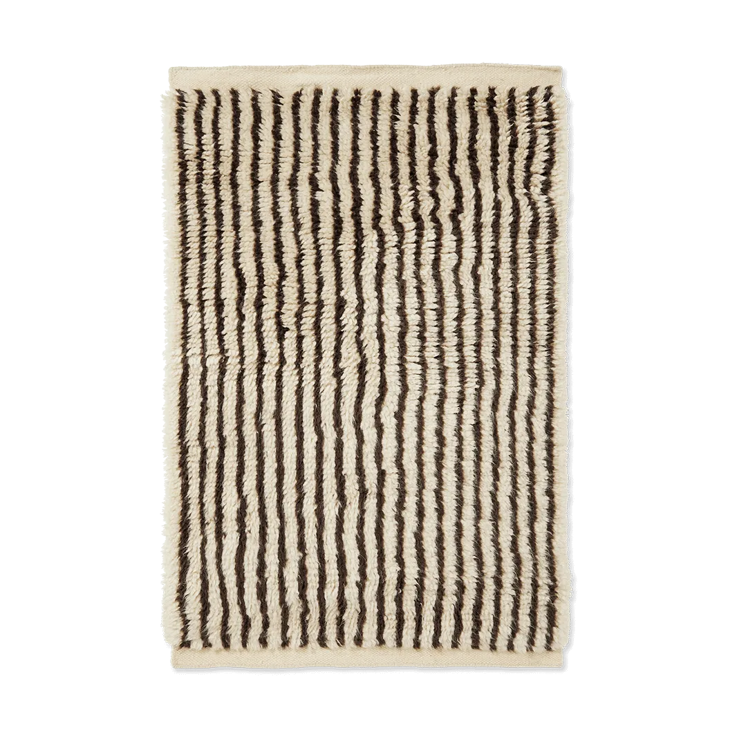 Tappeto Kami, Off white-coffee, 80x120 cm Ferm Living
