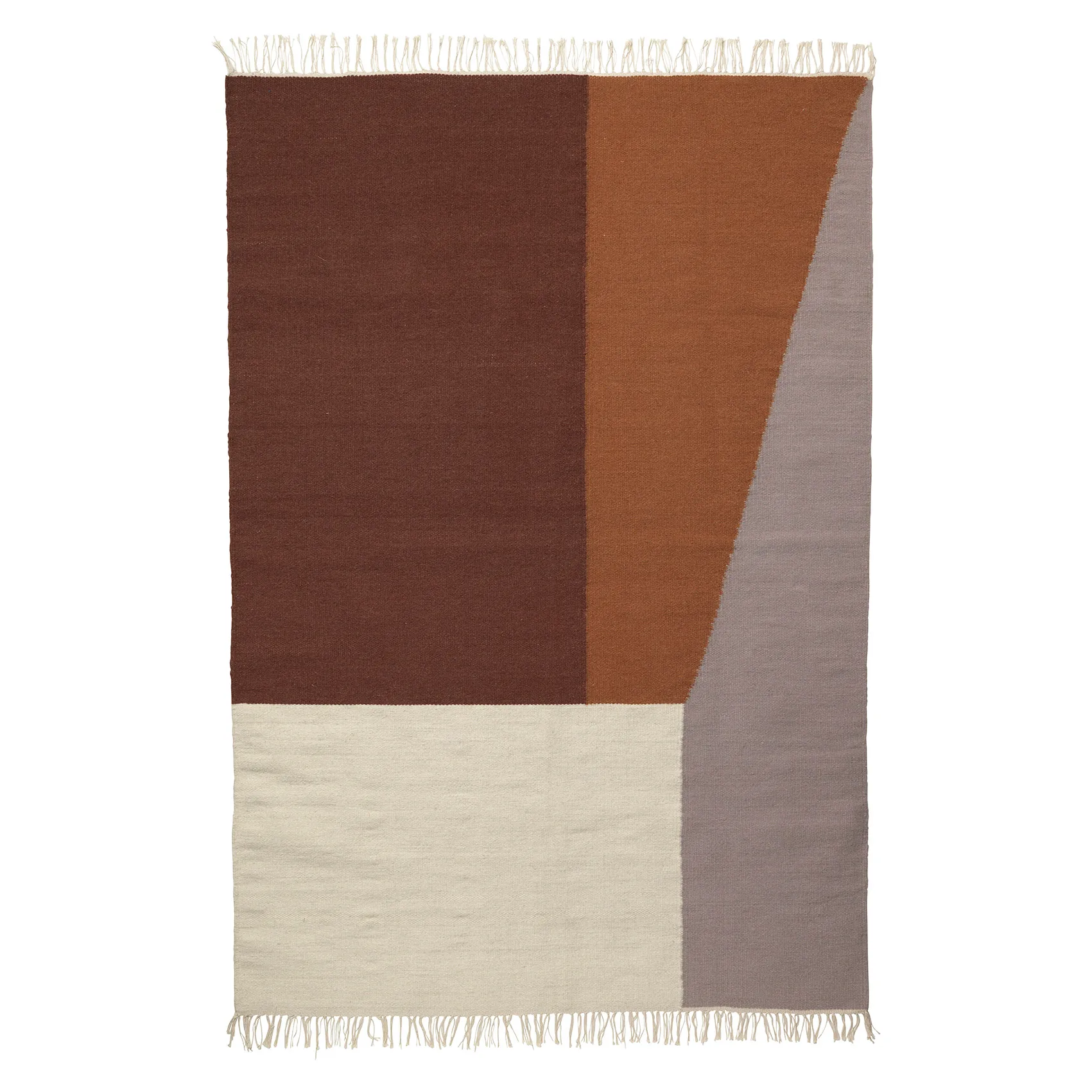 Tappeto Kelim 160x250 cm, borders Ferm Living