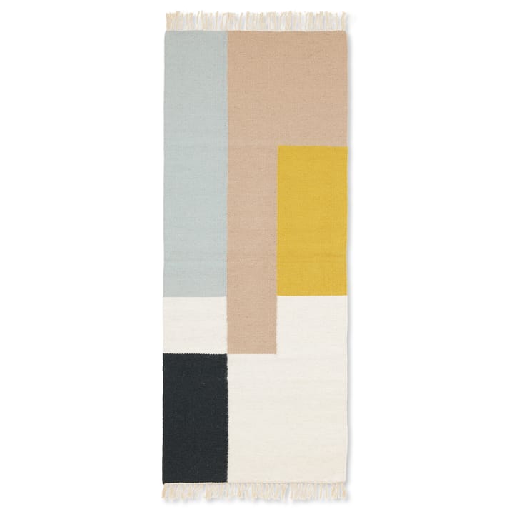 Tappeto Kelim 70x180 cm - quadri - Ferm LIVING