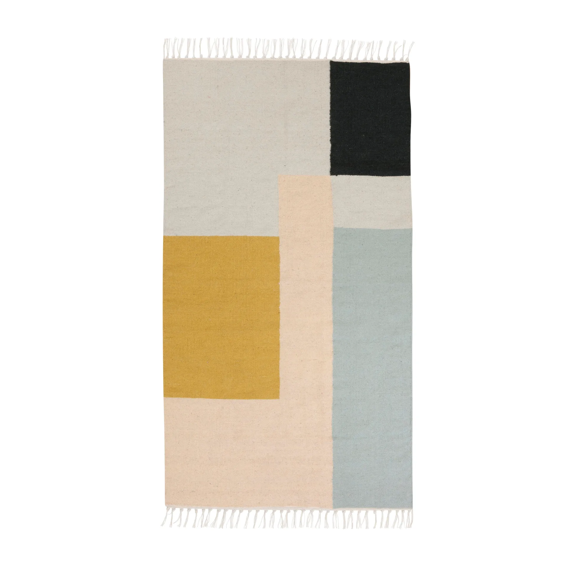 Tappeto Kelim 80x140 cm, quadri Ferm Living