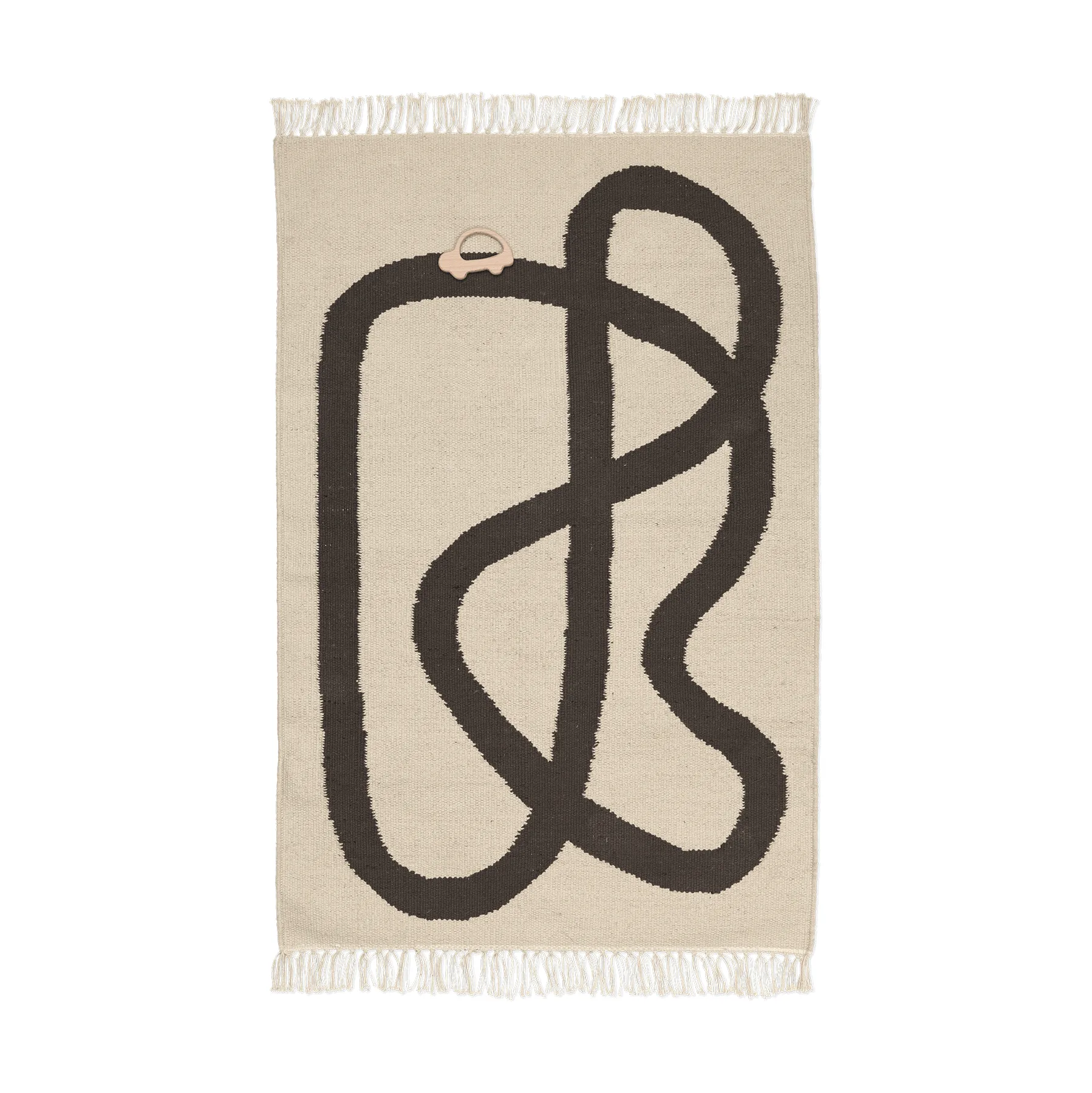 Tappeto Lane 70x105 cm, Crema di cioccolato bianco Ferm Living