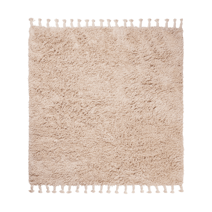 Tappeto long pile Amass 140x140 cm - Off-white - Ferm Living