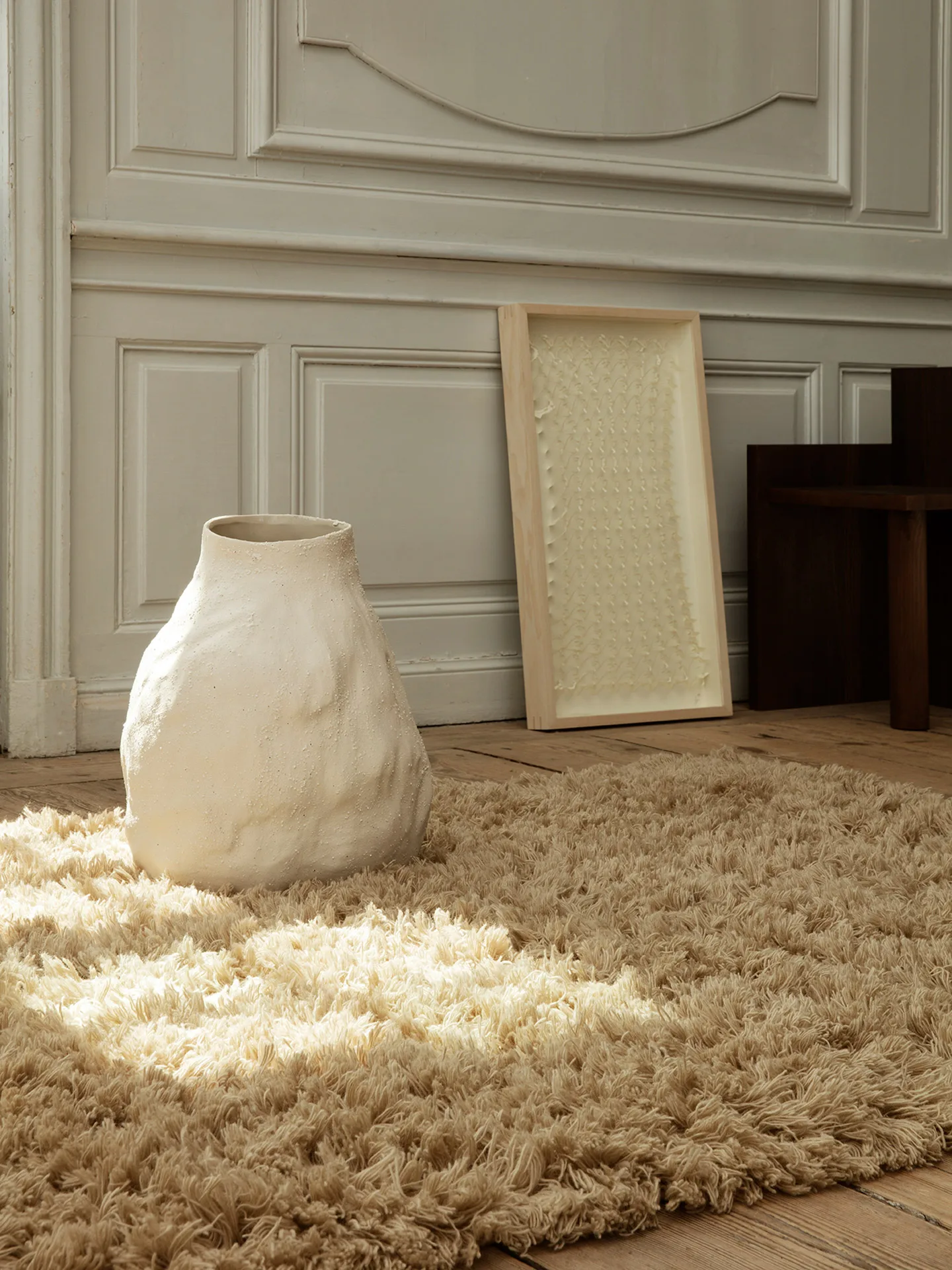 Tappeto Meadow High Pile 200x300 cm, Light sand Ferm Living