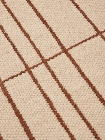 Tappeto sen - Parchment-chestnut, 140x200 cm - Ferm Living
