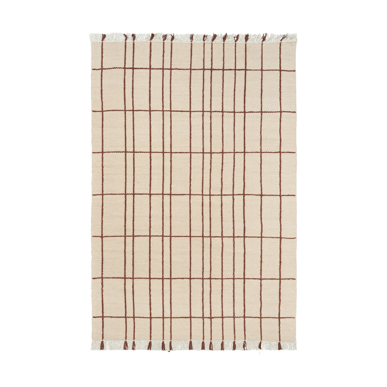 Tappeto sen, Parchment-chestnut, 170x240 cm Ferm Living
