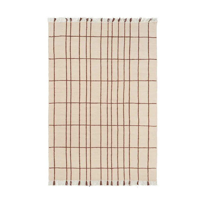 Tappeto sen - Parchment-chestnut, 170x240 cm - Ferm Living
