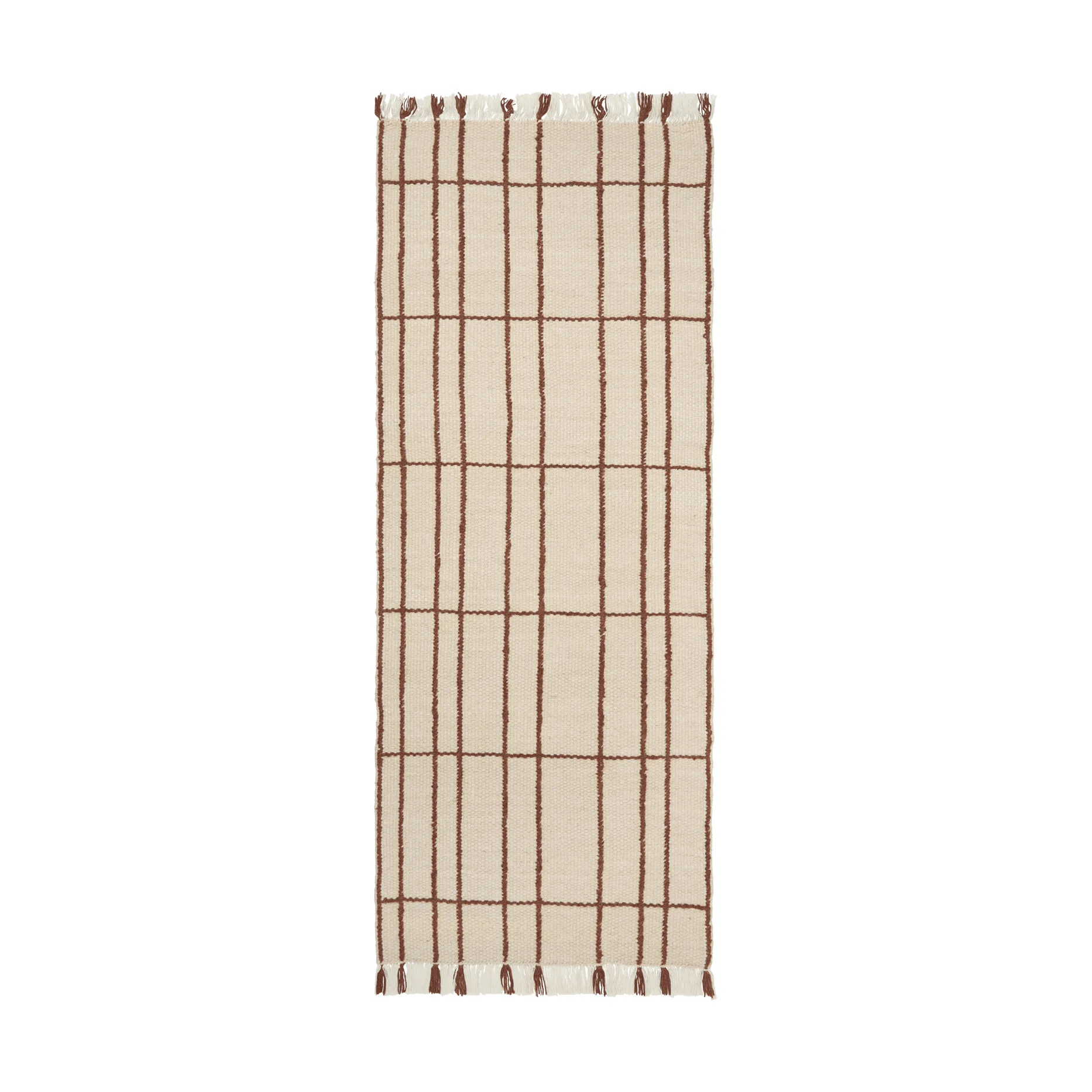 Tappeto sen, Parchment-chestnut, 80x200 cm Ferm Living