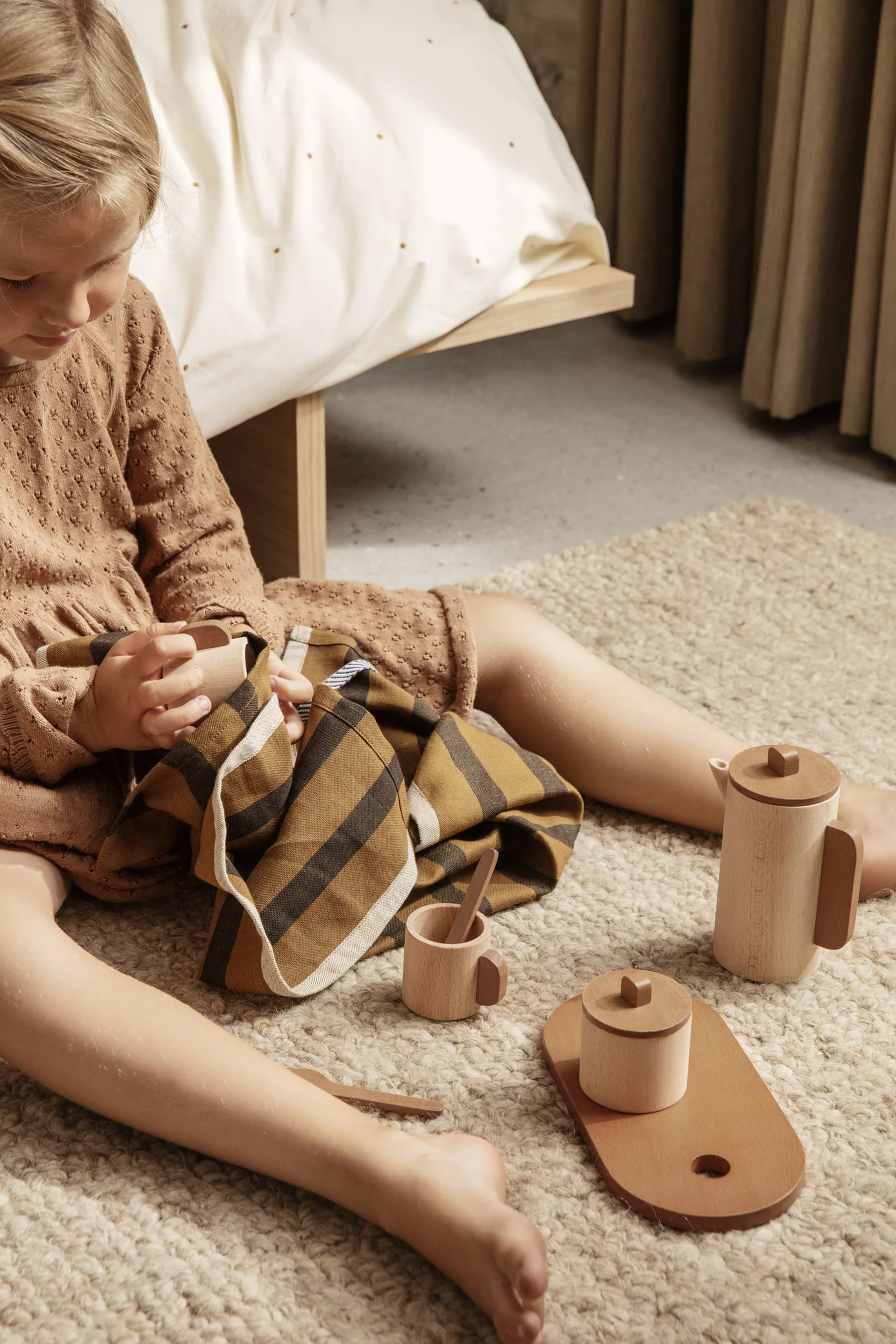 Tappeto Shade Loop grande, 200x300 cm, Beige Ferm Living