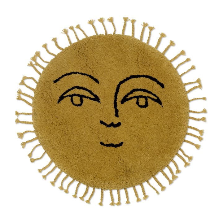 Tappeto Sun Ø 70 cm - Giallo - Ferm Living