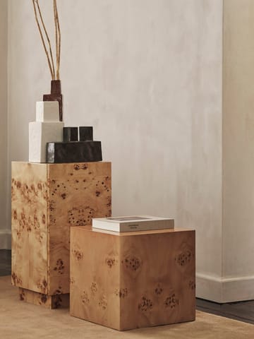 Tavolino Burl Cube 40x40 cm - Natural - Ferm Living