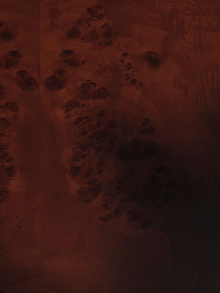 Tavolino Burl storage 70x70 cm, Dark stained burl Ferm Living