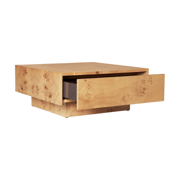 Tavolino Burl storage 70x70 cm - Natural - Ferm Living