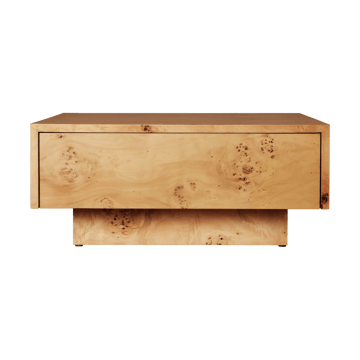 Tavolino Burl storage 70x70 cm - Natural - Ferm Living