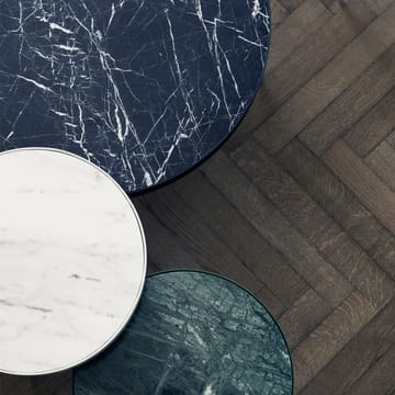 Tavolino da caffè Marble Table - Marmo nero, medio, supporto nero - ferm LIVING