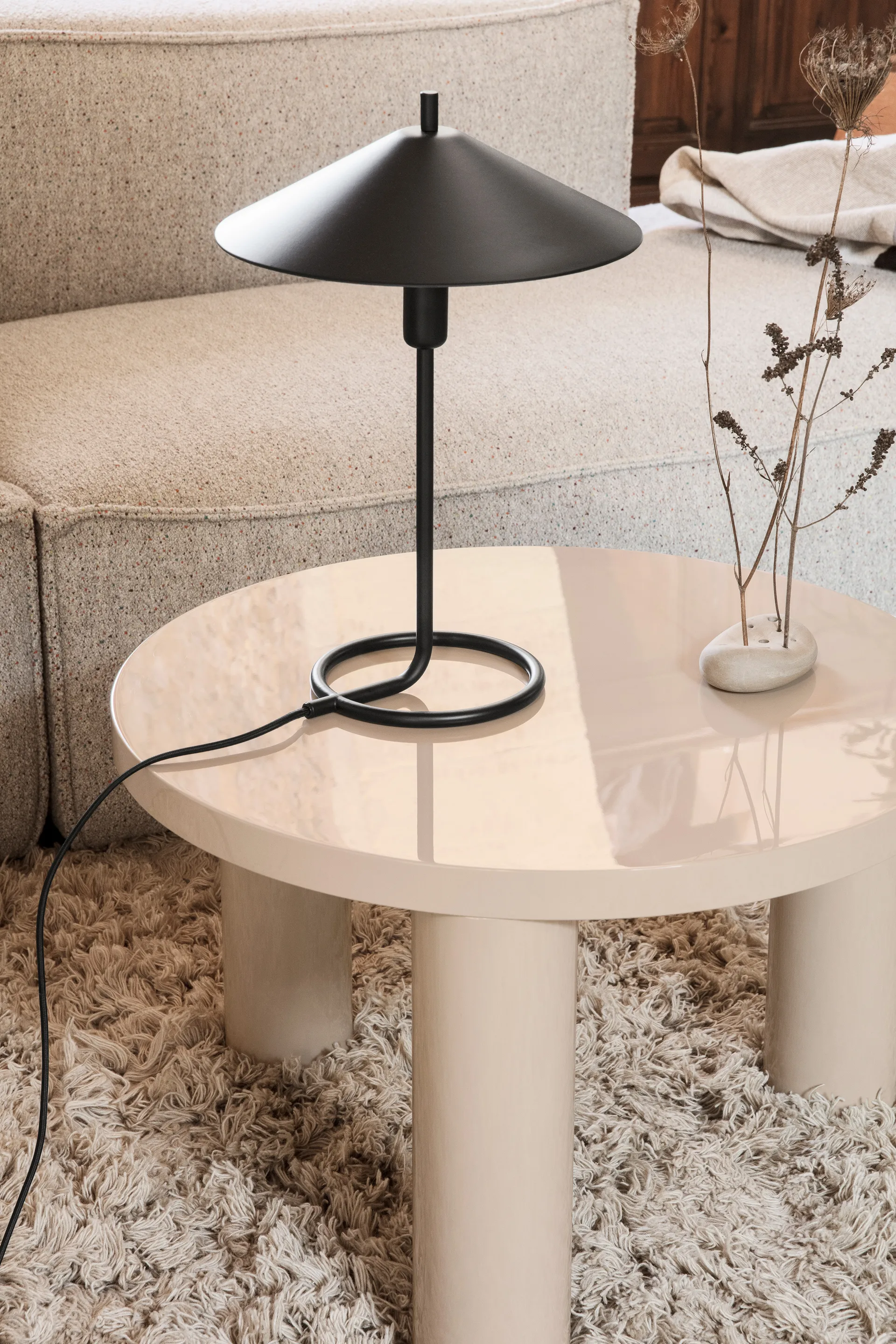 Tavolino da caffè piccolo Post 65 cm, Cashmere Ferm Living