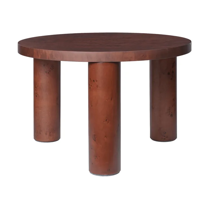 Tavolino da caffè piccolo Post 65 cm - Radica scurita a mordente - Ferm Living