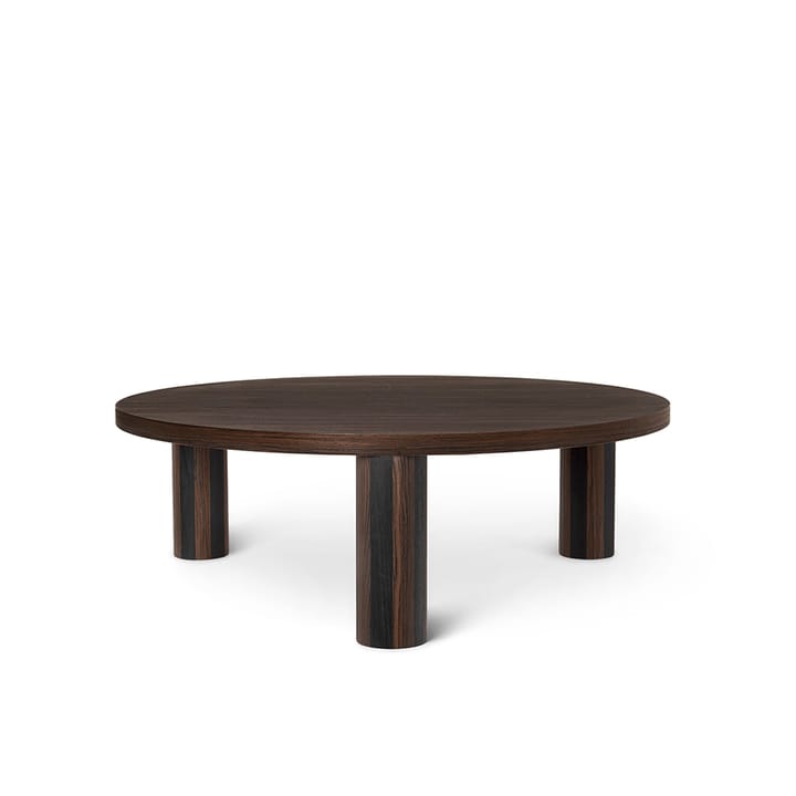 Tavolino da caffè Post - Smoked oak, large, lines - Ferm LIVING