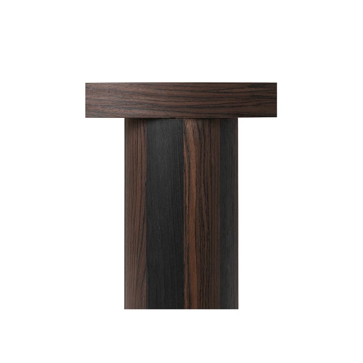Tavolino da caffè Post - Smoked oak, large, lines - ferm LIVING