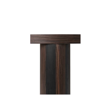 Tavolino da caffè Post - Smoked oak, small, lines - Ferm Living