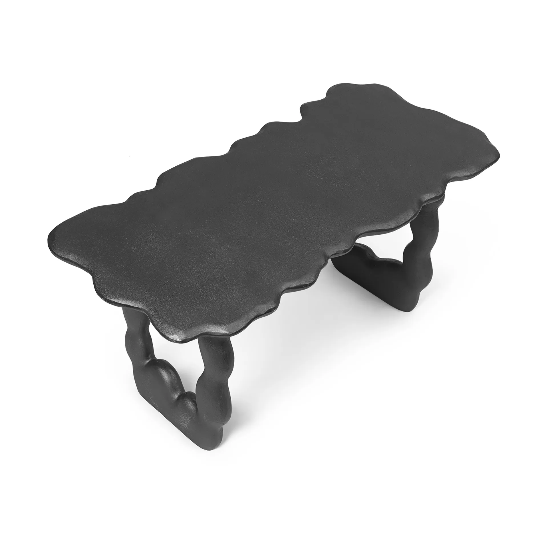 Tavolino Dal Piece 100x50x47 cm, Alluminio nero Ferm Living