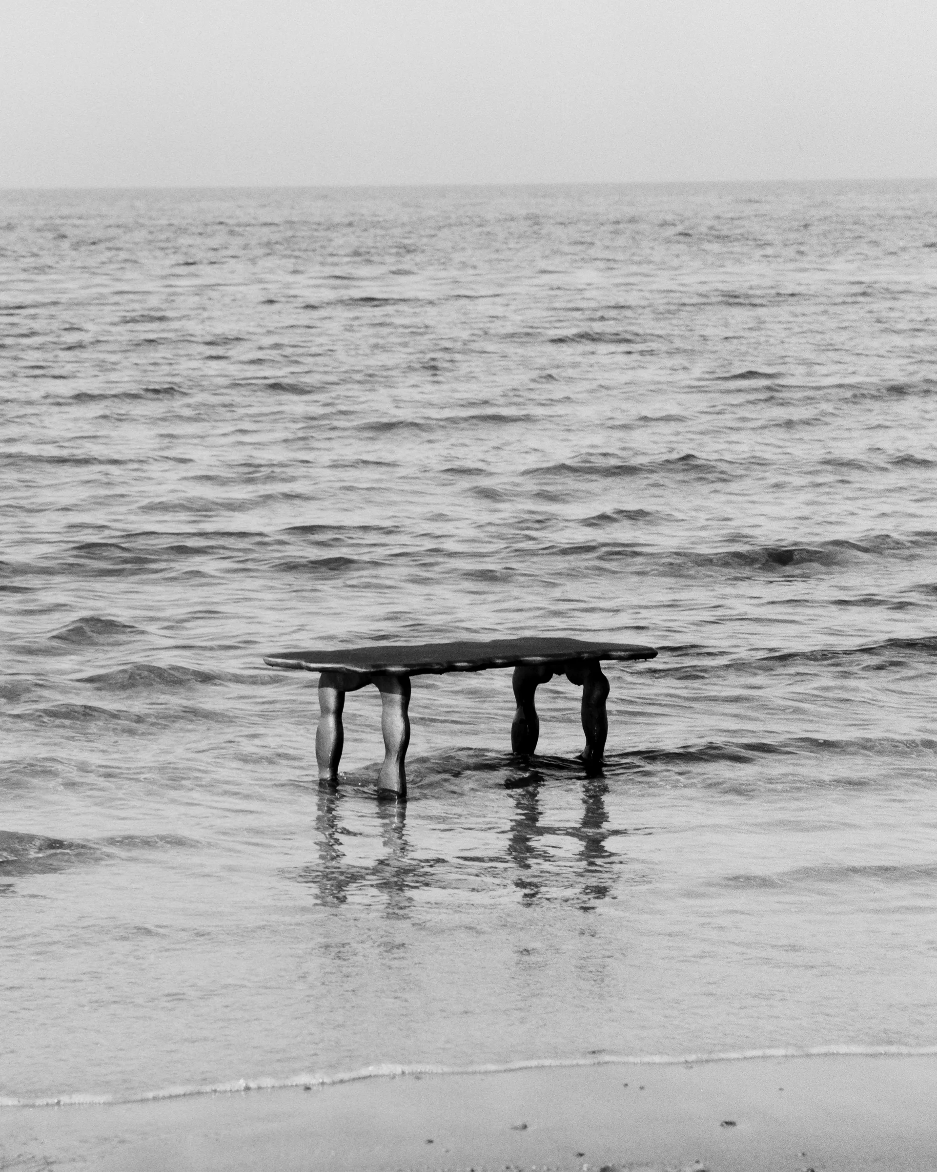 Tavolino Dal Piece 100x50x47 cm, Alluminio nero Ferm Living