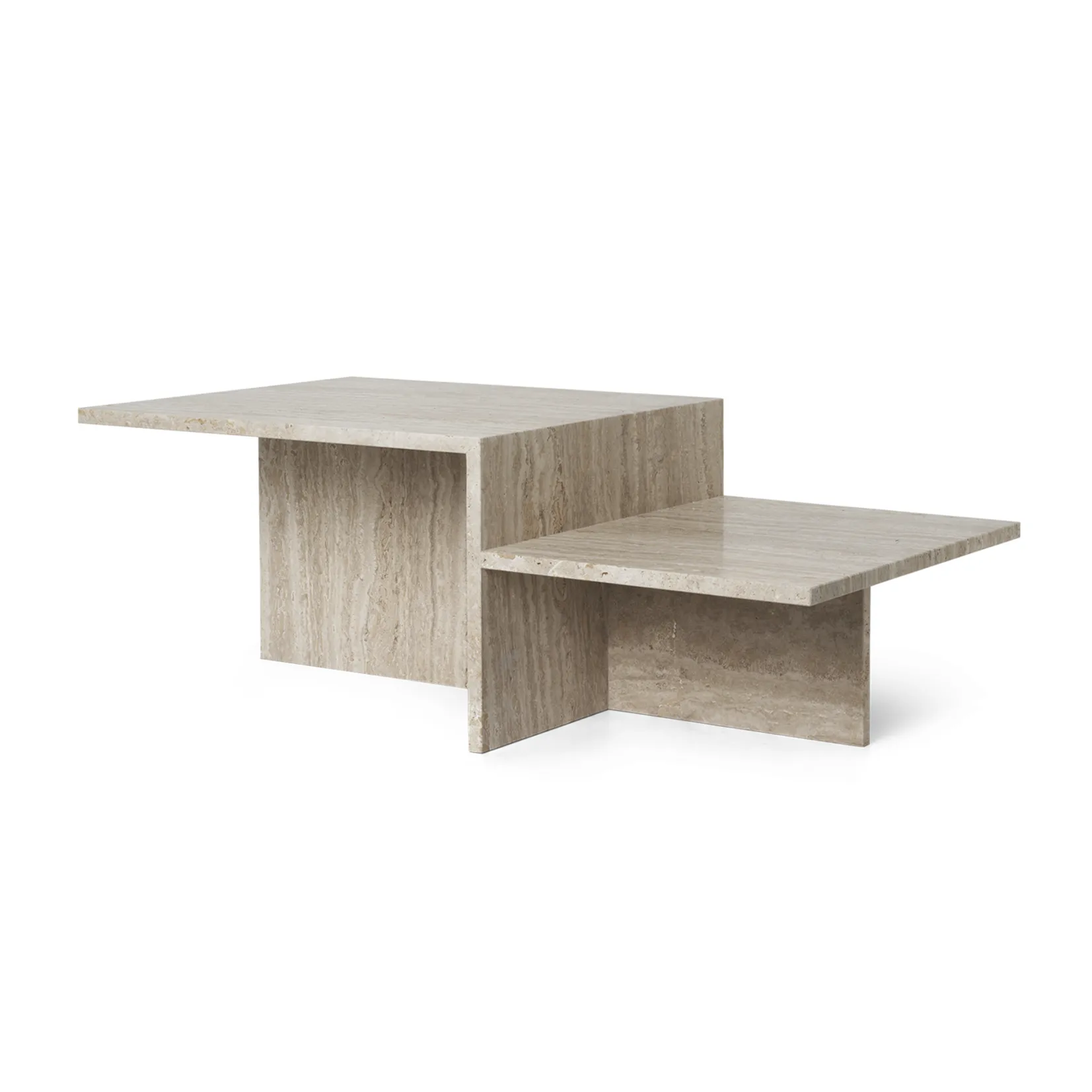 Tavolino Distinct, Travertino Ferm Living
