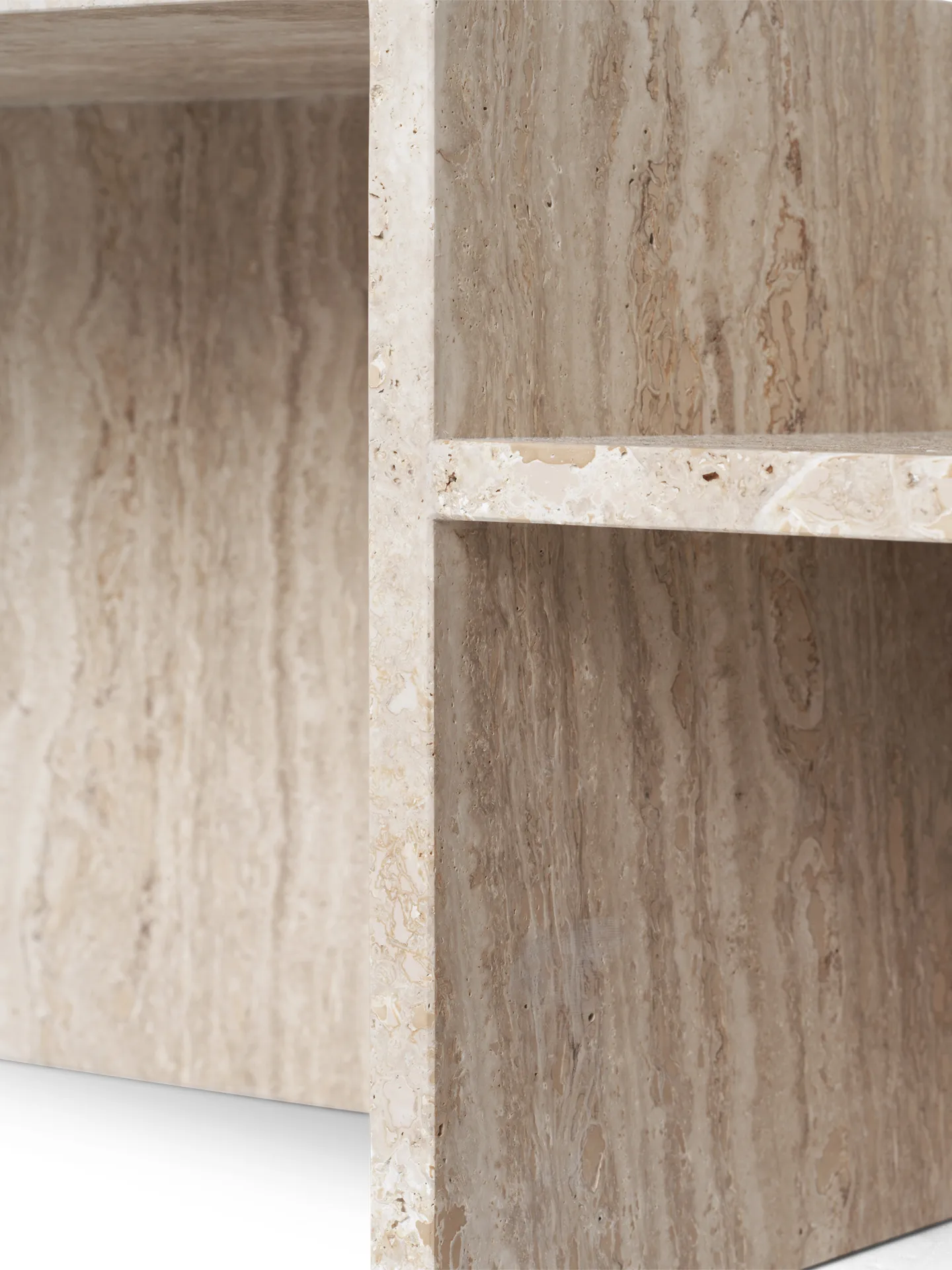 Tavolino Distinct, Travertino Ferm Living