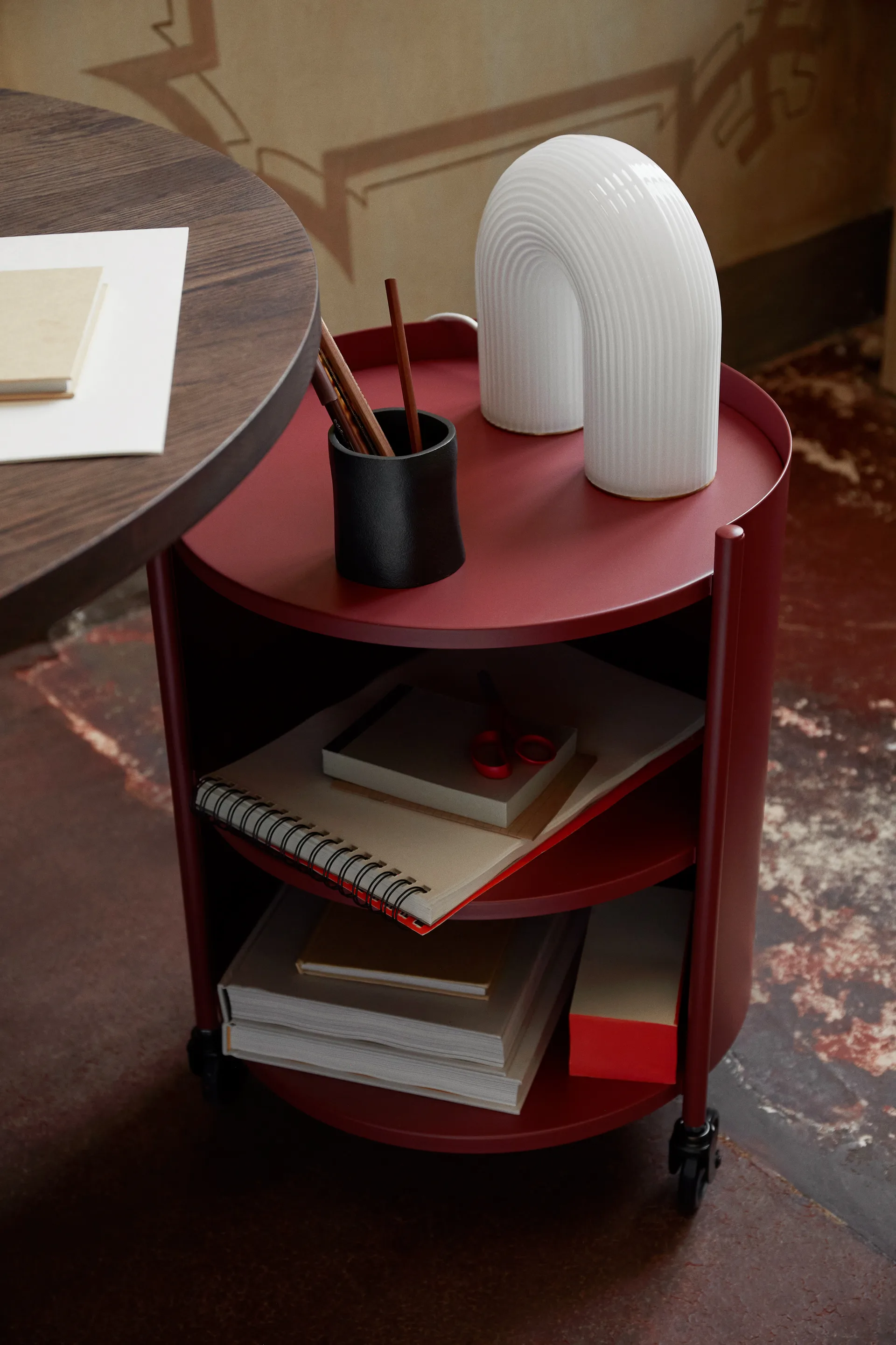 Tavolino Eve, Mahogany Red Ferm Living