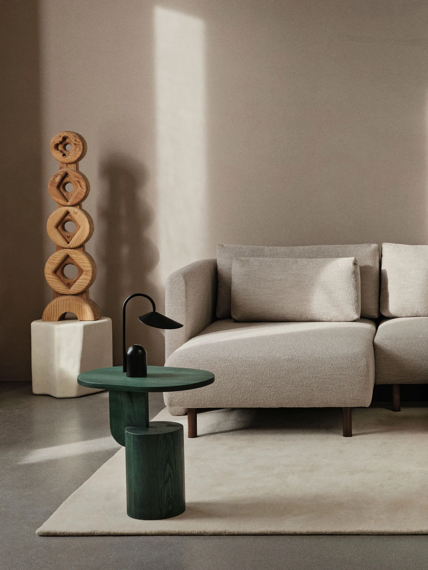 Tavolino Insert, Myrtle Green Stained Ferm Living