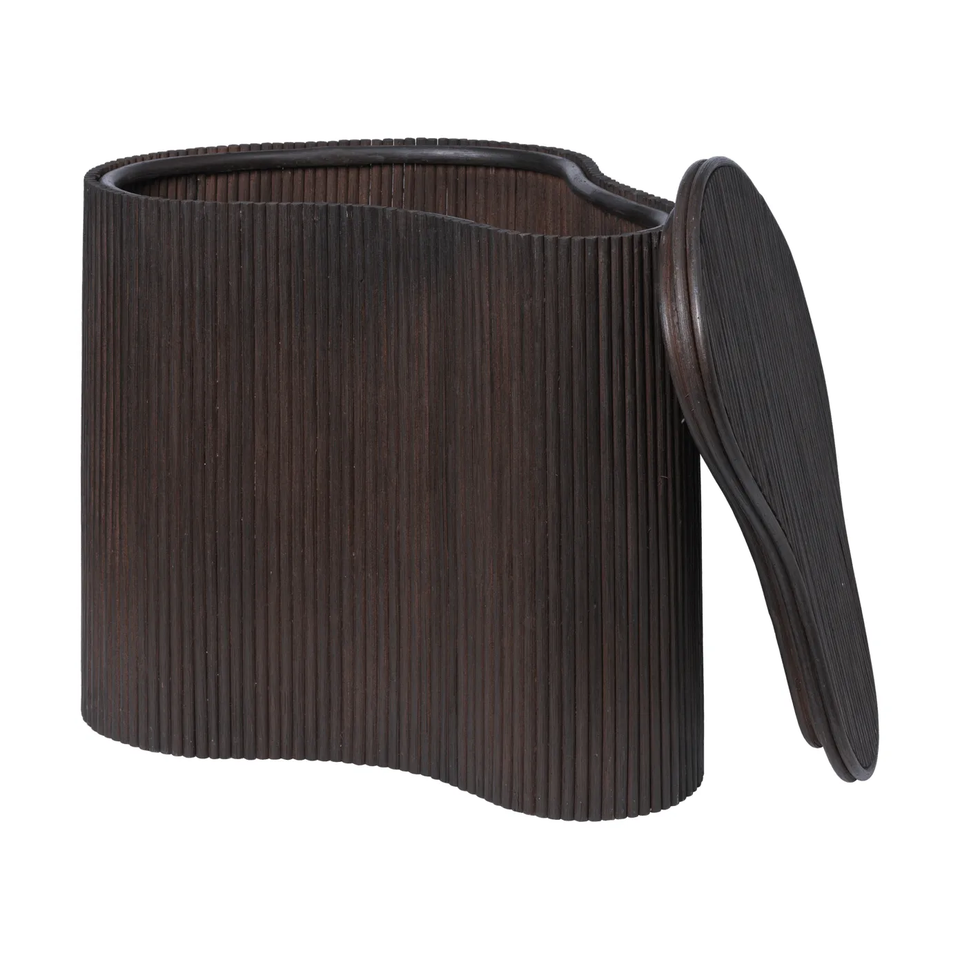 Tavolino Isola con contenitore, Scuro tinto Ferm Living