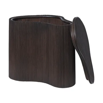 Tavolino Isola con contenitore - Scuro tinto - Ferm Living