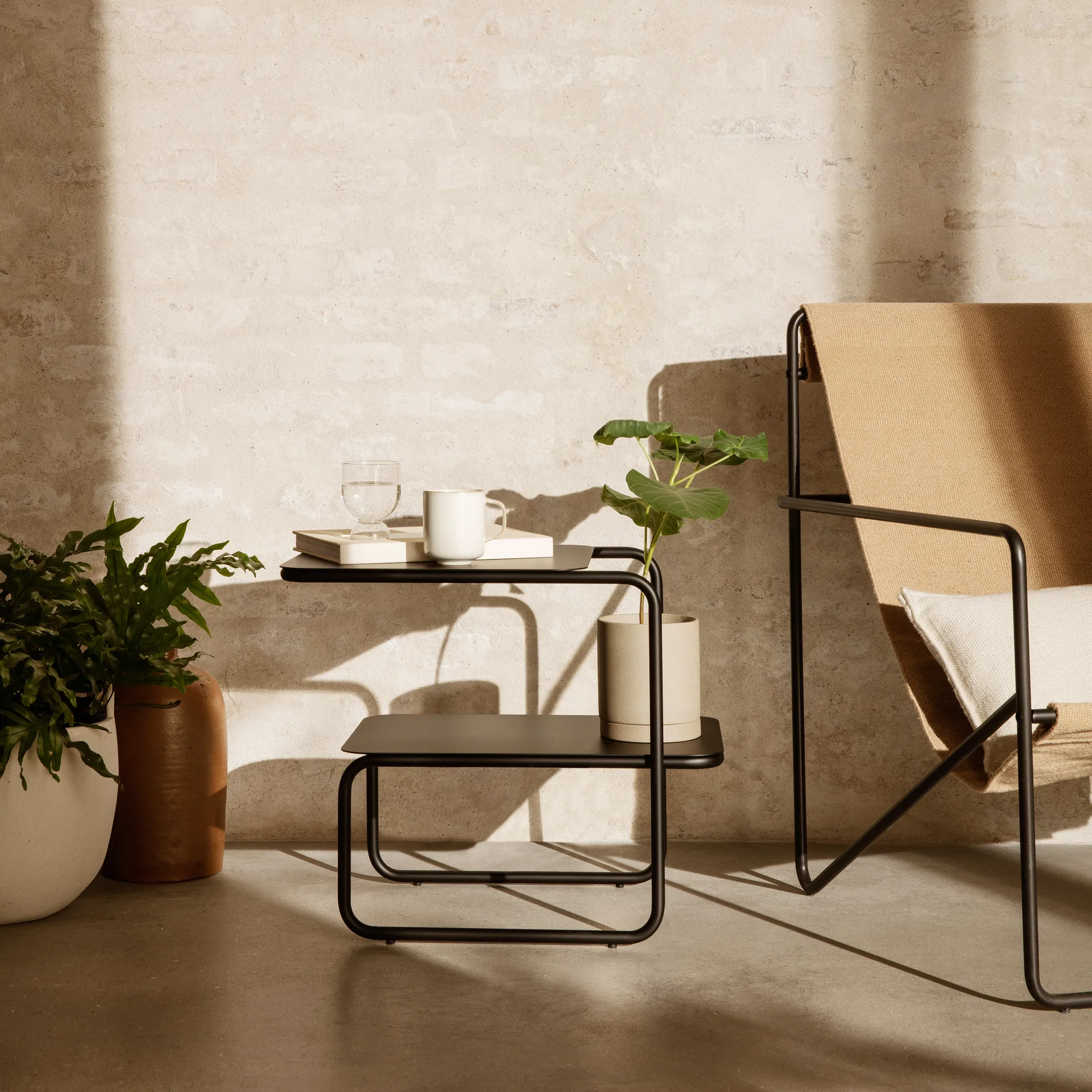 Tavolino Level, Nero Ferm Living