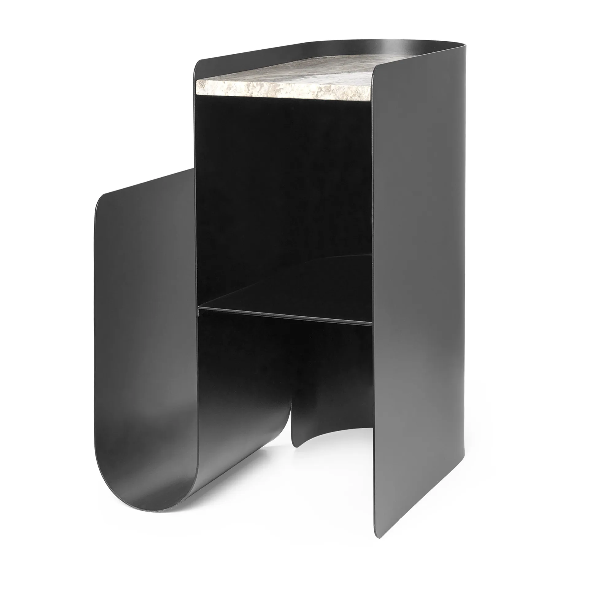 Tavolino Vault 40,2x33,4x50 cm, Black Ferm Living