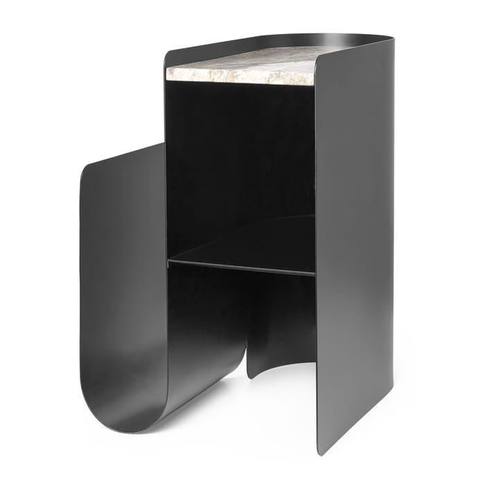 Tavolino Vault 40,2x33,4x50 cm - Black - Ferm LIVING