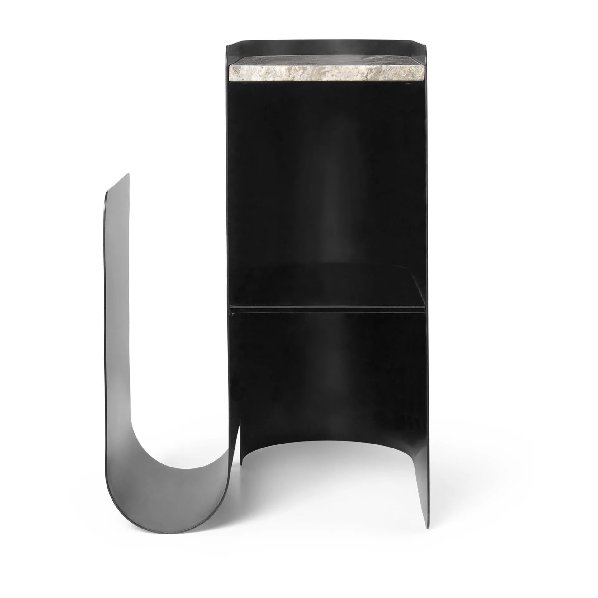 Tavolino Vault 40,2x33,4x50 cm, Black Ferm Living