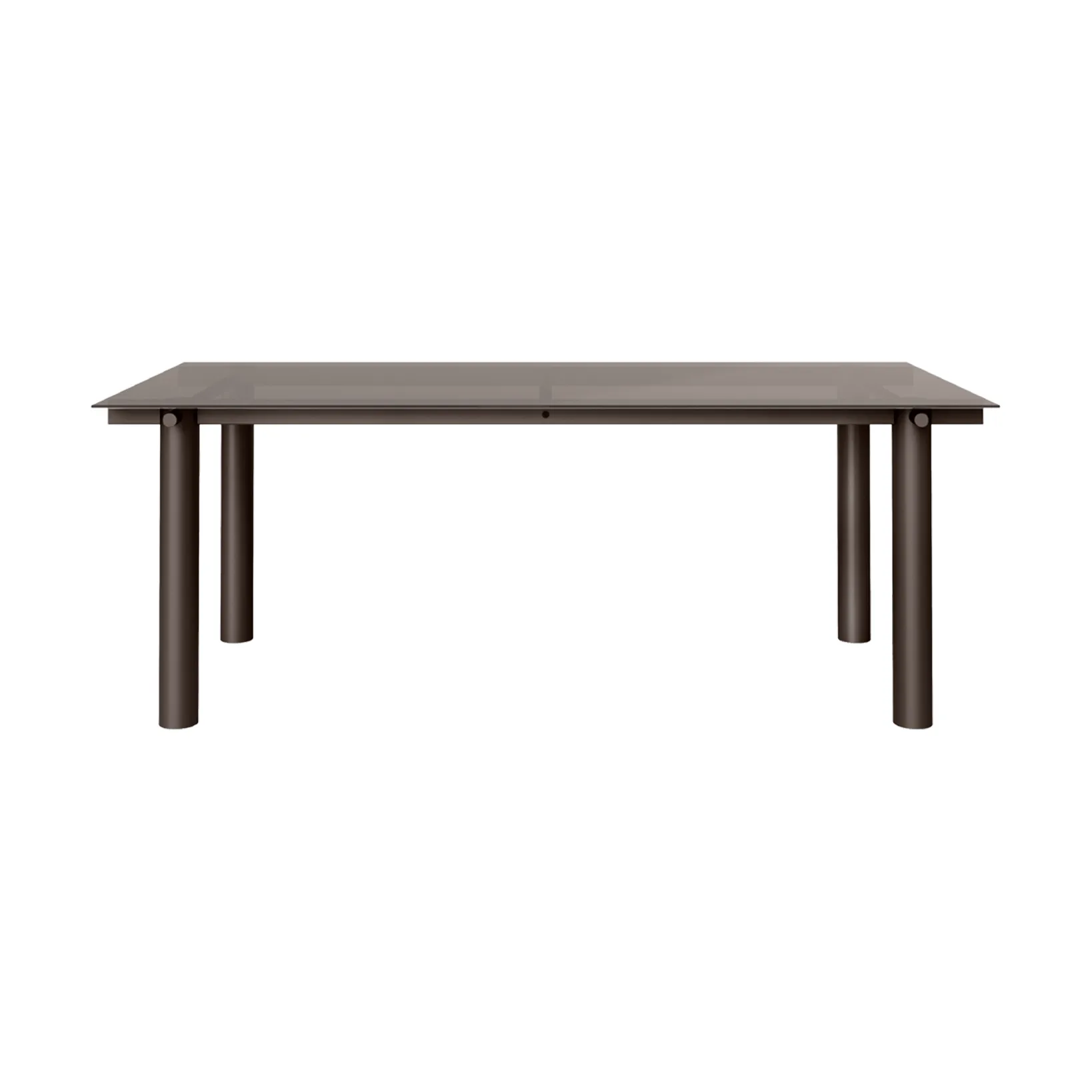 Tavolo da pranzo Atura, Dark chocolate-dark tinted glass, 90x200 cm Ferm Living