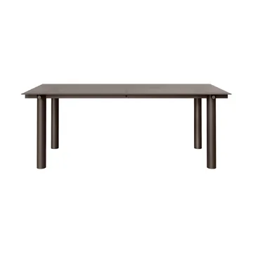 Tavolo da pranzo Atura - Dark chocolate-dark tinted glass, 90x200 cm - Ferm Living