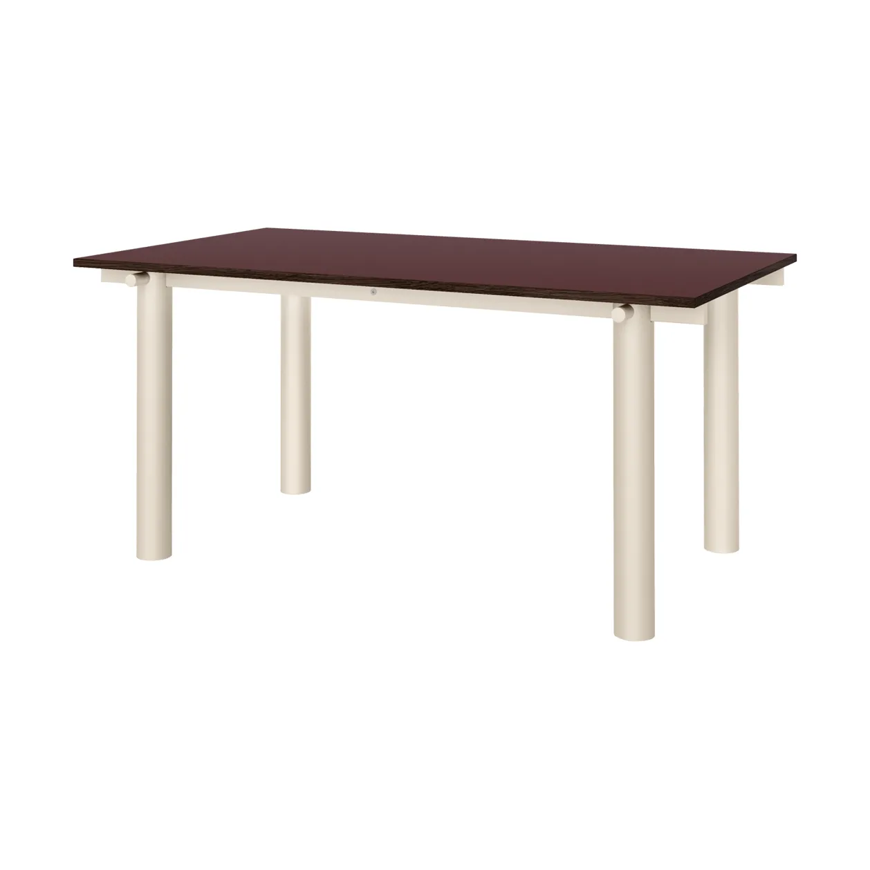 Tavolo da pranzo Atura, Light cashmere-burgundy, 90x160 cm Ferm Living