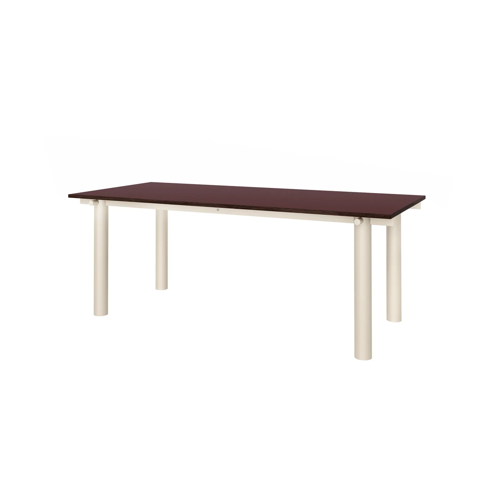Tavolo da pranzo Atura, Light cashmere-burgundy, 90x200 cm Ferm Living