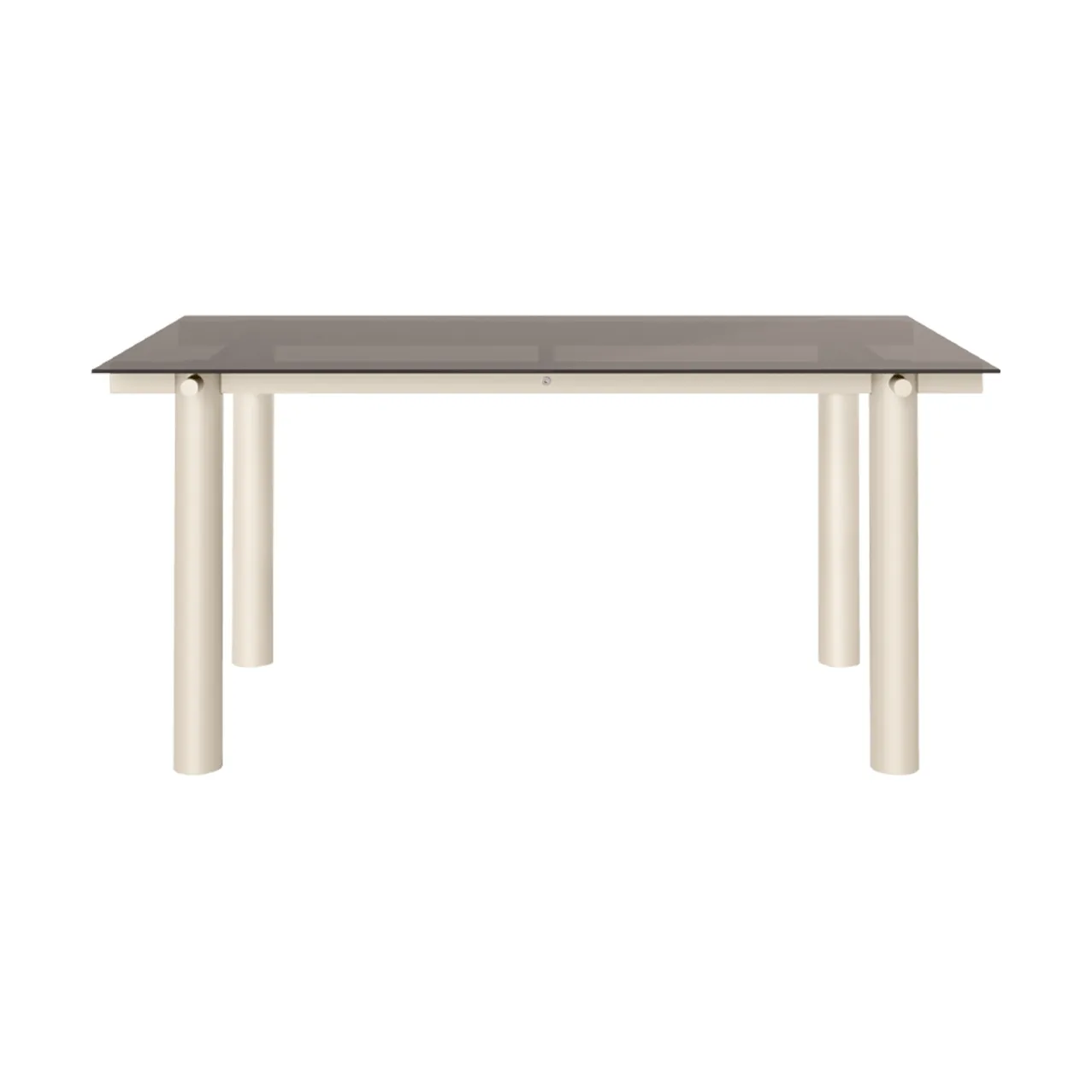 Tavolo da pranzo Atura, Light cashmere-dark tinted glass, 90x160 cm Ferm Living