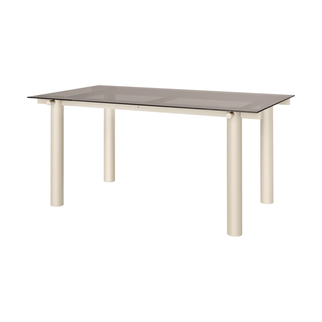 Tavolo da pranzo Atura, Light cashmere-dark tinted glass, 90x160 cm Ferm Living