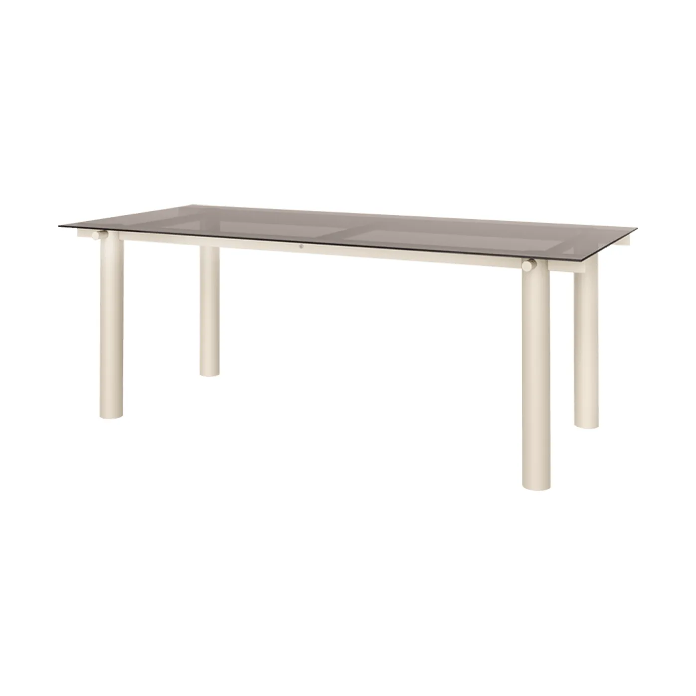 Tavolo da pranzo Atura, Light cashmere-dark tinted glass, 90x200 cm Ferm Living