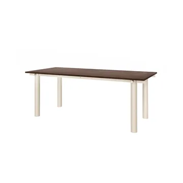 Tavolo da pranzo Atura - Light cashmere-rovere tinto scuro, 90x200 cm - Ferm Living