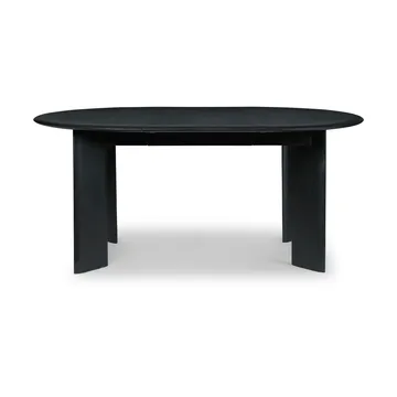 Tavolo da pranzo Bevel Extendable - Faggio oliato nero, incl. 2 prolunga - Ferm Living
